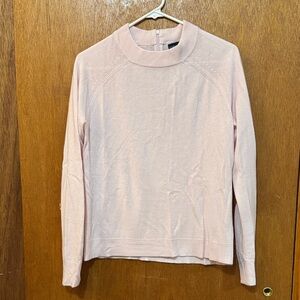 Karen Scott Light Pink Long Sleeve Top